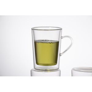 Buy cheap Double wall glass, Heat-resistant glass cup, borosilicate glass, Espresso, Latte, Cappuccino cup from wholesalers