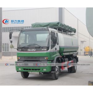 China 12m3 LHD / RHD Isuzu 4x2 Fuel Delivery Truck oil trailer on sale