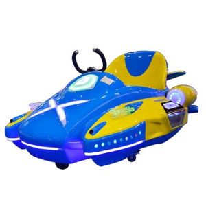 Buy cheap Theme Park Kids Arcade Machine Electric Space Ship Ride On Space Warship Car from wholesalers