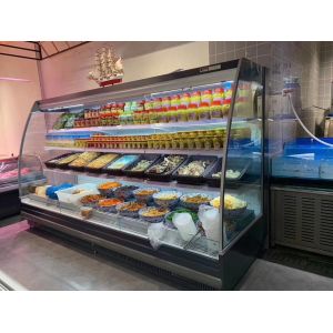 Buy cheap Semi Multideck Refrigerated Showcase With 3 Layers Adjustable Shelving from wholesalers