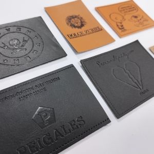 Buy cheap Wholesale Customize Embossed Leather Patch PU Leather Patches Embossed Garment Labels from wholesalers