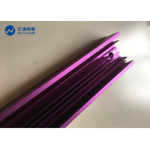 Buy cheap Purple anodized custom cnc aluminum parts from wholesalers