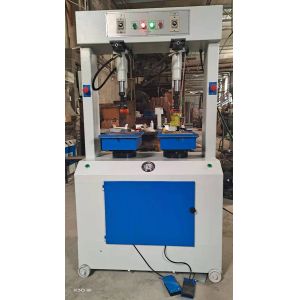 Buy cheap Double Head Hydraulic Sole Press Machine Low Noise Multiple Functional from wholesalers