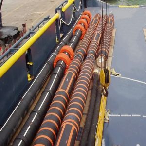 Fluids 12.0m Length Rubber Floating Marine Oil Hose