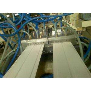 WPC Profile Extruder Plastic Profile Extrusion Line / Extrusion Line For Window