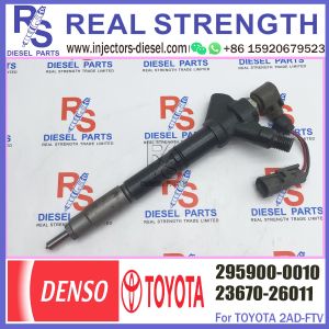 Buy cheap 295900-0010 23670-26011 Common Rail Genuine Injector Fits 2AD-FHV Engine Lexus IS220 from wholesalers