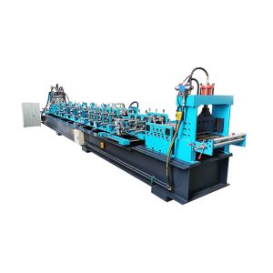 Quick Change Plc Control Purlin Roll Forming Machine For Constructions