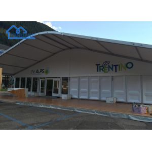 Buy cheap 30x50m Outdoor Fireproof Pvc Curve Roof Aluminium  Arcum Event Party Tent Cover For 1200 People from wholesalers