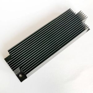 Buy cheap Anodized Extruded Aluminum Heatsink Alloy Black 6063 T5 from wholesalers