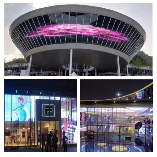 outdoor led mesh display p3.91 7.82mm