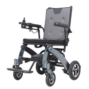Buy cheap Lightweight Carbon Fiber Electric Wheelchair 120kg Load Capacity Reclining Wheelchair With Anti Explosion Wheels from wholesalers