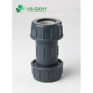 1/2" to 4" Pn12.5 Light Grey PVC Tube Fitting for Agricultural Irrigation System