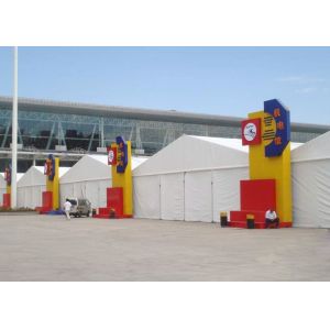 Spacious Trade Fair Tents 1500 Person Capacity Unit Combined Structure