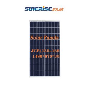 Buy cheap UV Resistant 92% 9KG JCP160 160W 18V Solar Panel from wholesalers