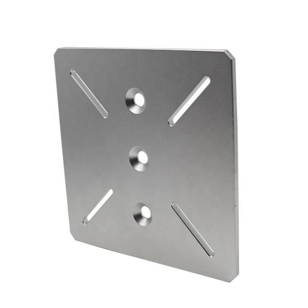 Quality ISO9001 Sandblasting Anodized Aluminum Mounting Plate 0.01mm Tolerance for sale
