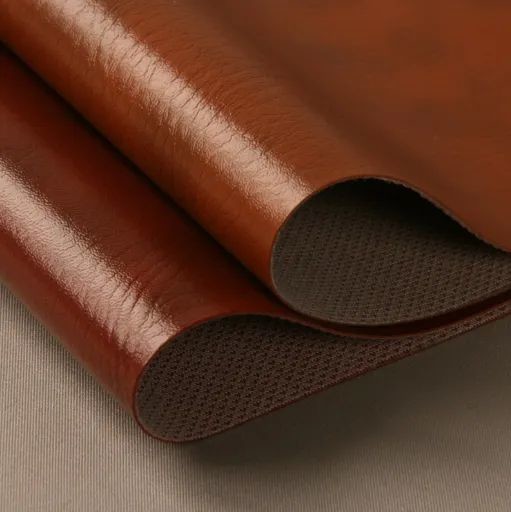 Textile Microfiber Leather Fabric Elastic Faux Leather Polyurethane Fabric