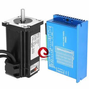 Buy cheap NEMA24 2PH Nema 23 Stepper Motor Kit 88mm 3N.M 5A HSS60 6A Hybrid CNC Controller Kit from wholesalers