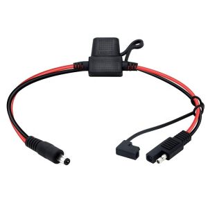 Buy cheap 10A Fuse DC Jack 5.5x2.1mm to SAE Plug Power Extension Cable for Motorcycle Solar Panel Charger from wholesalers