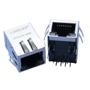 Buy cheap ARJM11A1-805-KK-CW4 2.5G Base-T LAN RJ45 With Integrated Magnetics Tab Down from wholesalers