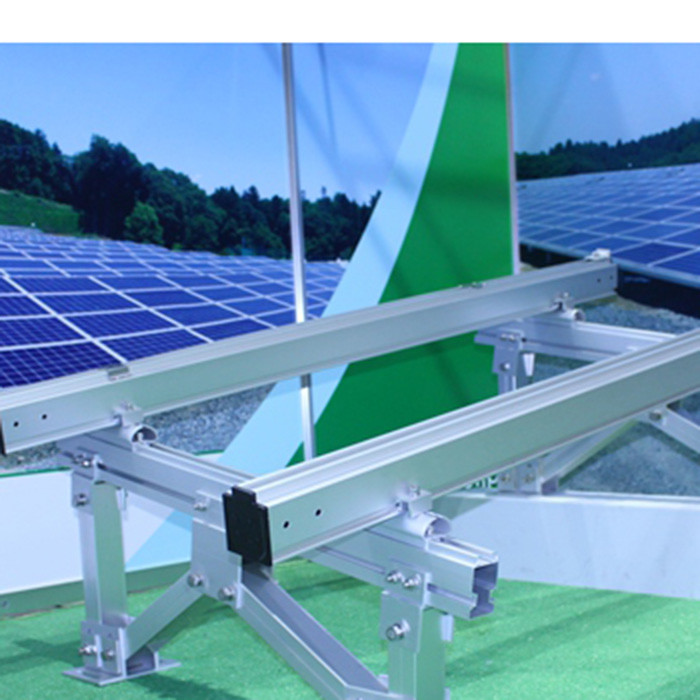 Ground Mount Racking System Lightweight Al6005-T5 With 25years Using