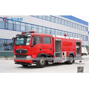 Buy cheap Sinotruk Howo 4x2 8cbm Foam Tank Fire Engine Truck from wholesalers