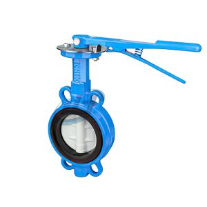 Buy cheap Cast Iron Manual Soft Seal Wafer Type Butterfly Valve 6 Inch Handle Lever from wholesalers