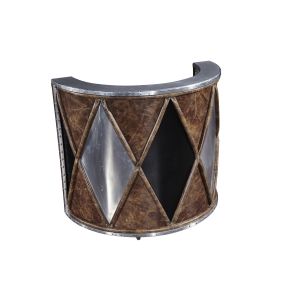 Buy cheap Full Handwork Aluminium Sheet Vintage Leather Counter High End Bar Furniture from wholesalers