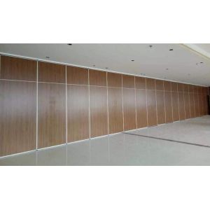 Buy cheap Soundproof Operable Movable Acoustic Partition Wall With Aluminium Tracks Rollers from wholesalers