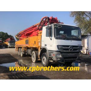 Buy cheap Semi-Dry Shotcrete 2013 Puz 53/56m Concrete Pump Truck for Your Construction Needs from wholesalers