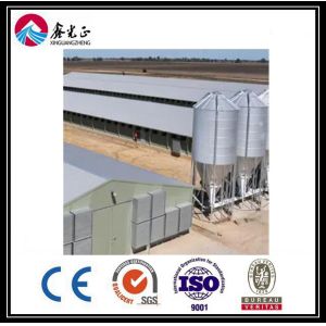 Buy cheap Customized Automatic Broiler Floor Feeding Line System With Steel Structure Chicken House from wholesalers