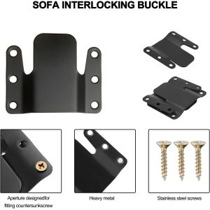 Buy cheap Universal Sectional Sofa Interlocking Sofa Connector Bracket with Hardware from wholesalers