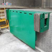 China Hydraulic Loading Yard Ramp Non-Slip Diamond Mesh and Precision Steel Pipe for sale