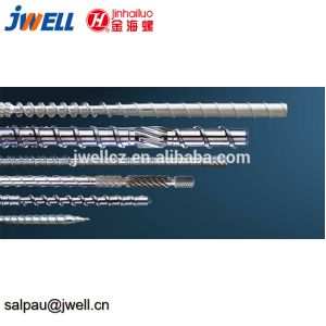 Alloy Steel Pipe Extruder Screw , Extruder Machine Parts Nitriding Treatment