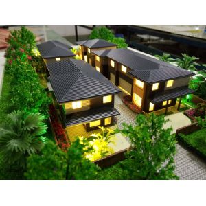 Plywood Packing Architecture House Model Machine Cut / Handmade Technic