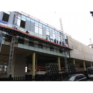 Buy cheap Outside Wall Mast Climber Scaffolding Single And Double Cage from wholesalers