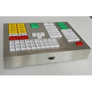 80 Keys Mechanical Keyboard With Metal Panel For Transportation Area