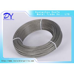 China 7X7 316 Stainless Steel Wire Invisible Tensile Strength on sale
