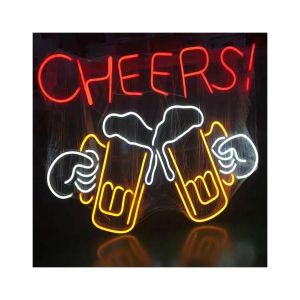 Buy cheap Marquee Letters Good Vibes Open Led Neon Sign Lights With Customized Color from wholesalers