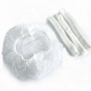 Buy cheap Waterproof White Medical Head Cap Disposable Head Cover Eco Friendly from wholesalers