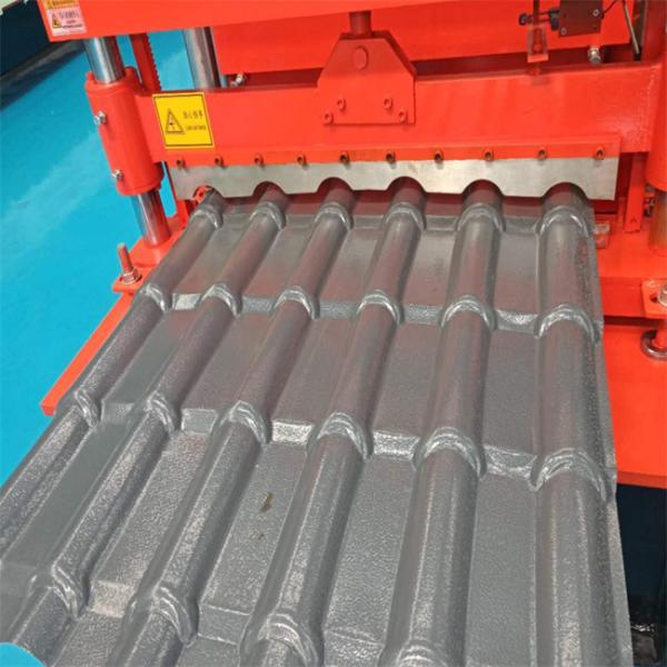 Quality Fully automatic glazed tile cold roll forming machine step tile making machine for sale