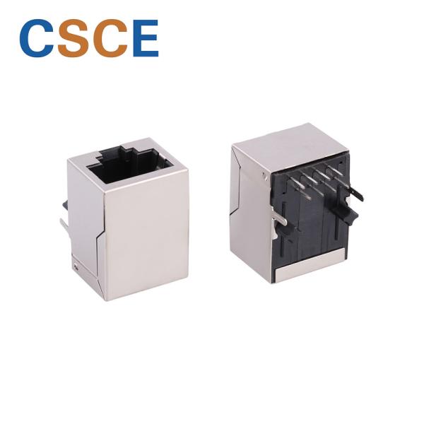 Quality Electronic Magnetic Ethernet Jack , RJ45 Isolation Transformer Voltage Rating 125v for sale