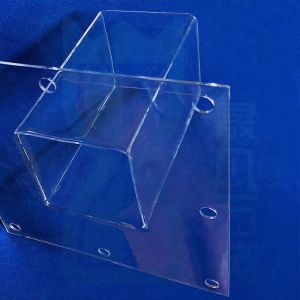Buy cheap 1100C High Temperature Resistant Quartz Glass Sheet For Punching In Semiconductor Photovoltaic Applications from wholesalers