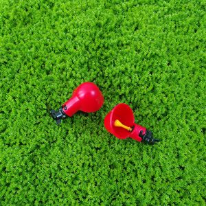 Buy cheap Round Plastic Automatic Poultry Drinking Bowl Red from wholesalers