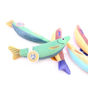 Creative Natural Catnip Kitten Flippy Fish Cat Toy For Indoor Boredom