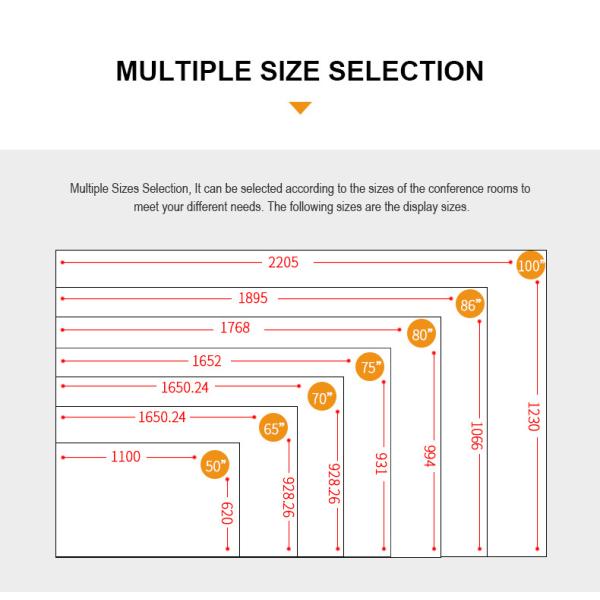 TV 4K Touch Screen 55 Inch Smart Interactive Whiteboard Monitor