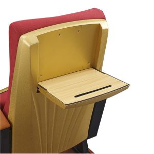 Buy cheap Gold Cover Back ISO14001 Certified Folding Auditorium Chairs Standard Size from wholesalers