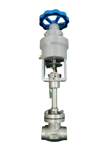 Buy cheap Cryogenic pneumatic Globe Valve with PTFE Seal and CF8/CF3 Body for 5.0Mpa Emergency Shut-Off in LNG/LOX/LIN Applications from wholesalers