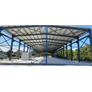 Buy cheap Environmental Friendly Prefabricated Light Structural Steel Structure Construction from wholesalers