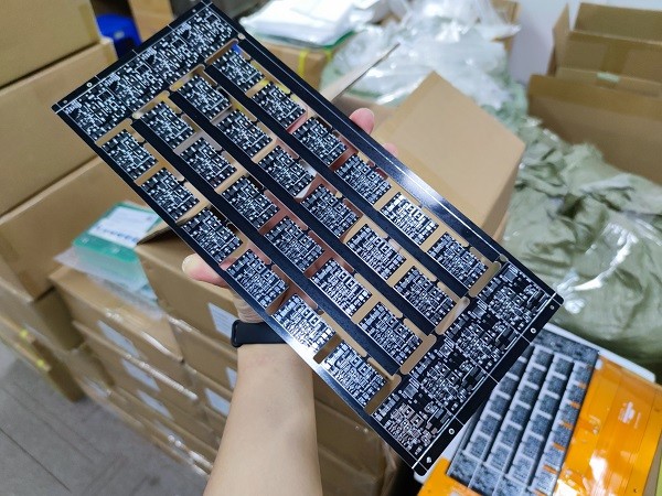 Buy cheap Electronic Board Lighting PCB, Metal Core PCB, Rigid Black Metal PCB ISO9001 from wholesalers