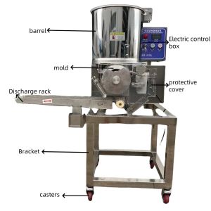 Thermal Processing Burger and Potato Patty Making Machine with Advanced